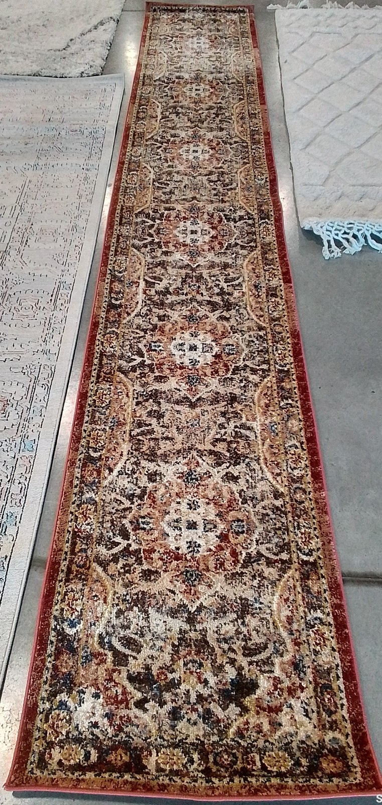BROWN / RUST 2'-3" x 14'-0" Flaw in Rug, Reduced Price 1172780222 BIJ648D-214 gallery