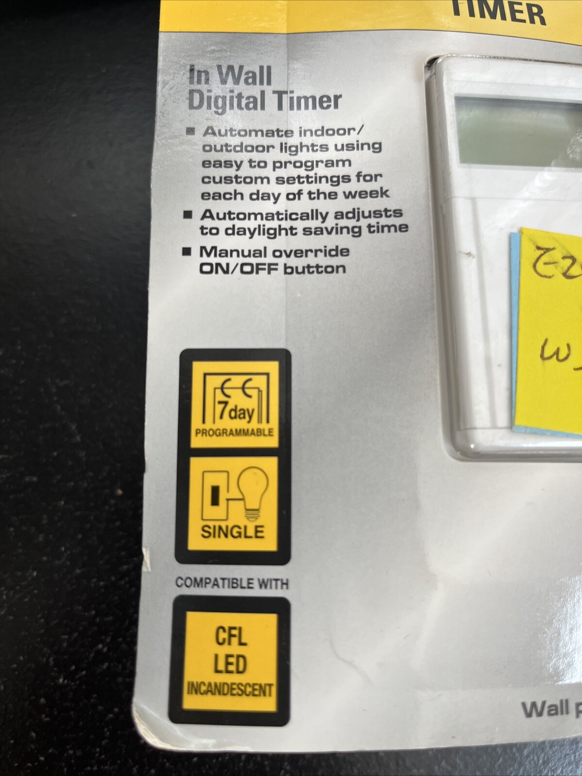 efiant 15 Amp 7-Day In-Wall Digital CFL-LED Compatible Timer gallery