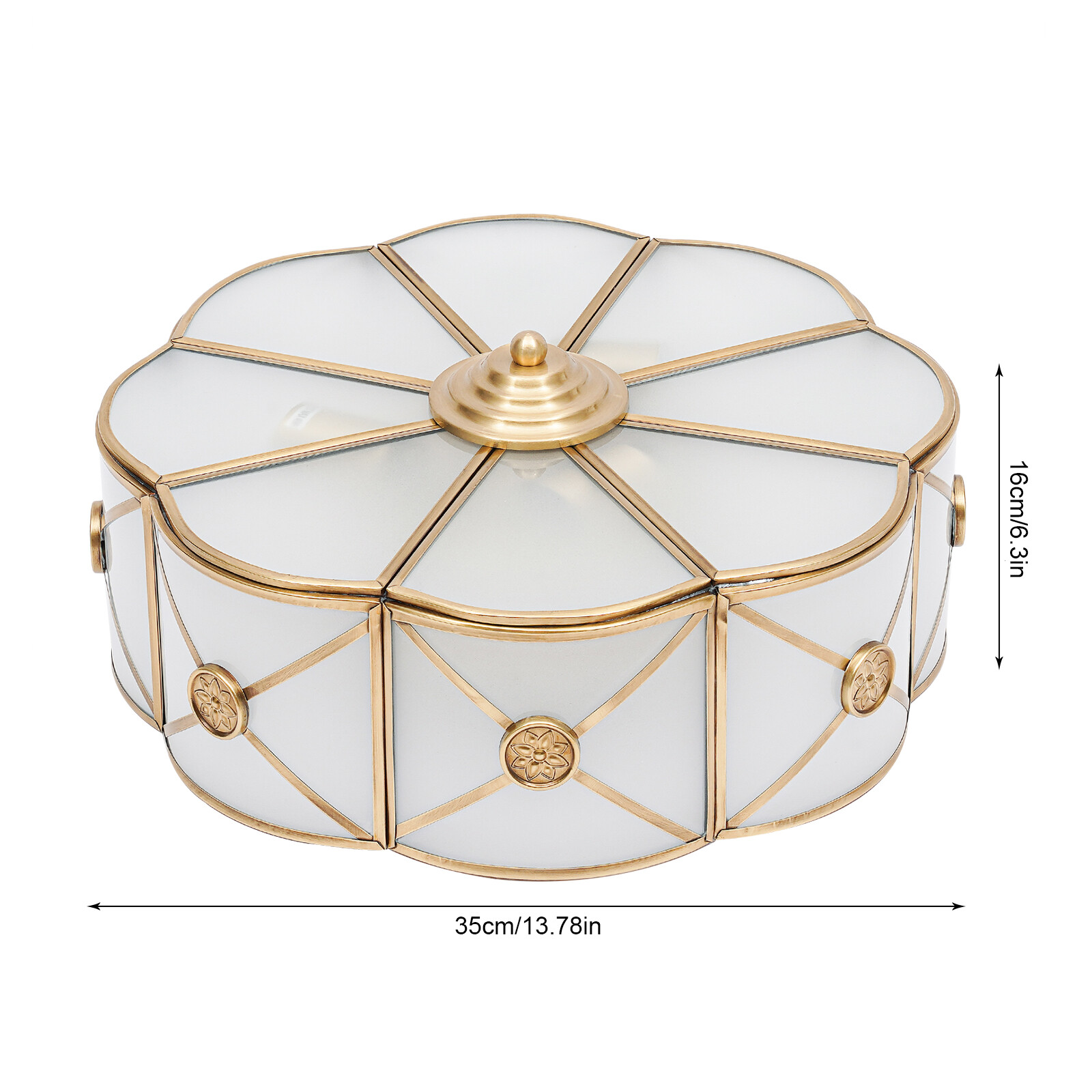 LED Light Modern Style E27 Indoor Ceiling Lamp Flower Shaped Fixture 110-240V gallery