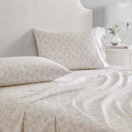 - Size Sheets Set, Crisp & Tailored Cooling Sheets w/a Queen Floral White gallery