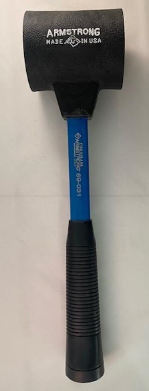 ARMSTRONG 69-031 3-1/2 Pound Soft Face Hammer Fiberglass Handle No Faces USA gallery