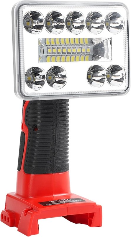 9W 1000LM LED Flashlight Work Light Spotlight for Milwaukee 18V Li-ion Batteries gallery