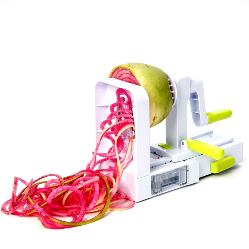 Zummy 5 Blade Vegetable Spiralizer Folding Veggie Pasta & Spaghetti Potato gallery