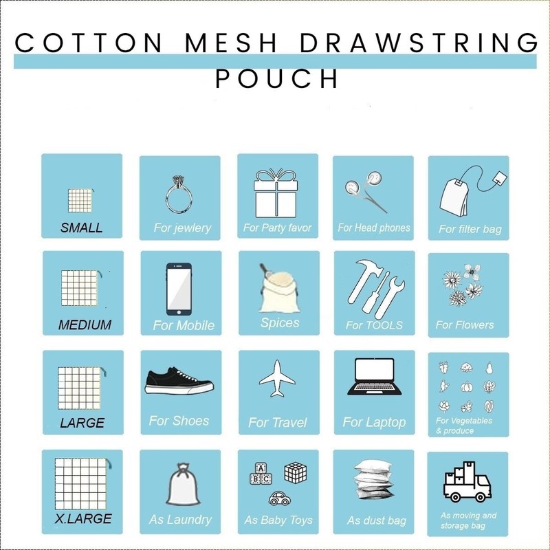 100% Polyester Mesh Drawstring Bag for everyday use - Polyester Mesh Laundry Bag gallery