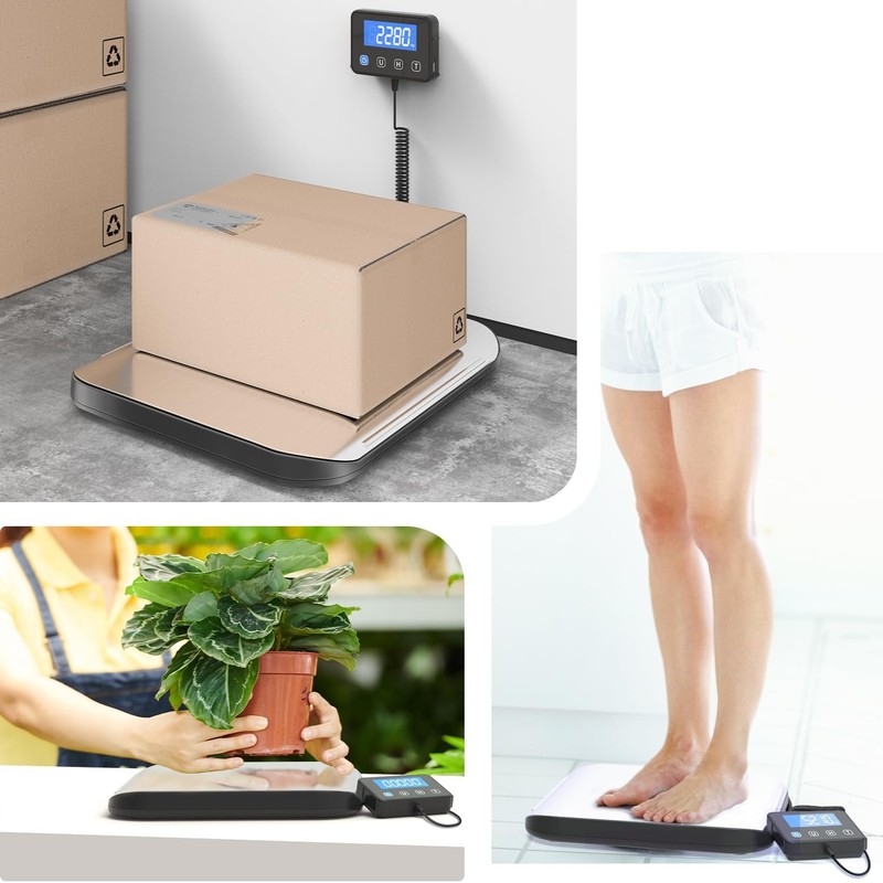 Laundry & Warehouse Scale, 440 LB Heavy Duty Stainless Steel gallery