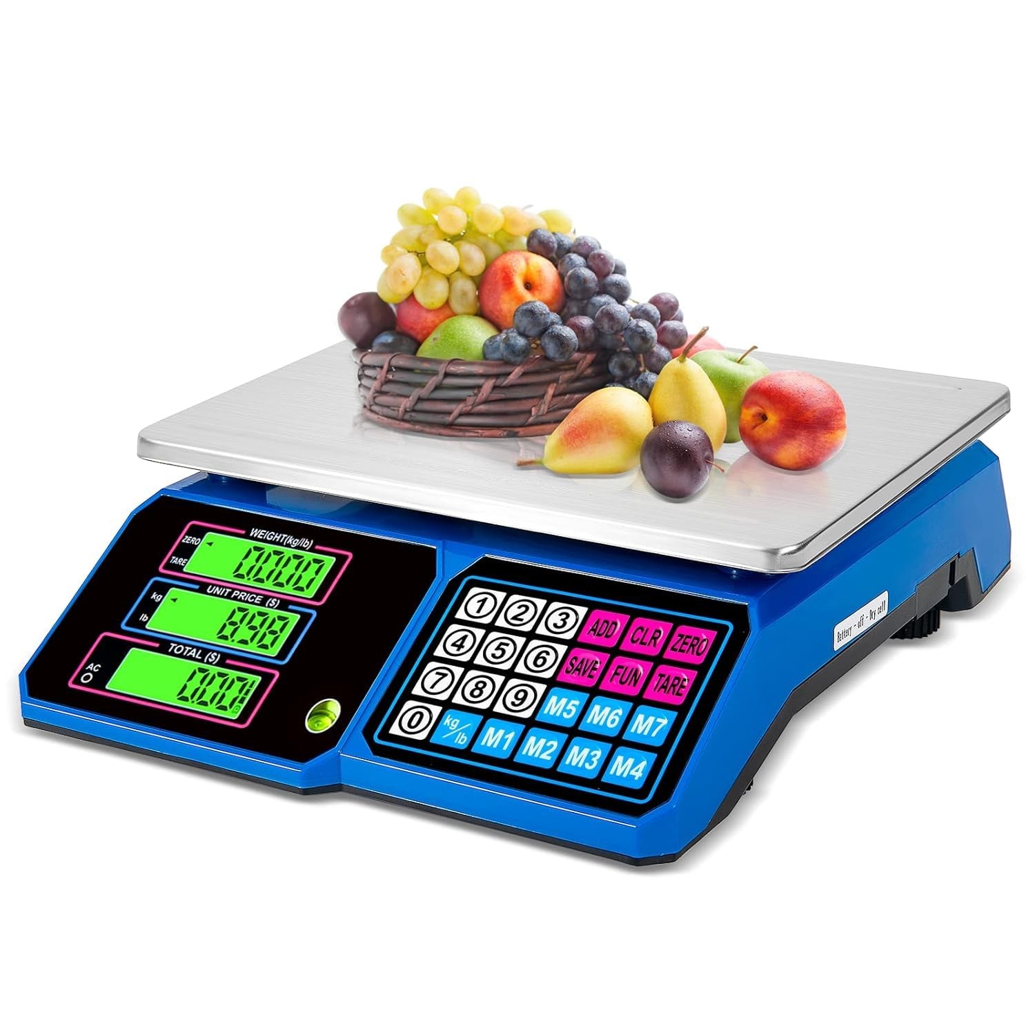 Large Digital Kitchen Commercial Food Scale Price Computing 66lb/30kg/1g gallery