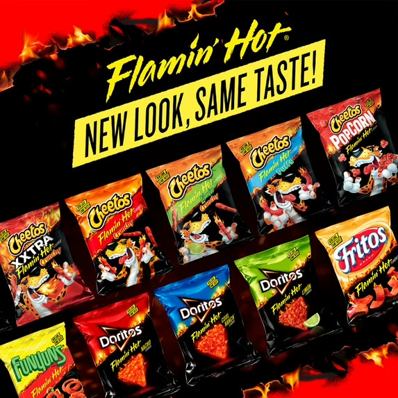 Chester's Puffcorn Flamin' Hot Flavored Puffed Corn Snacks, 4.25 oz Bag gallery