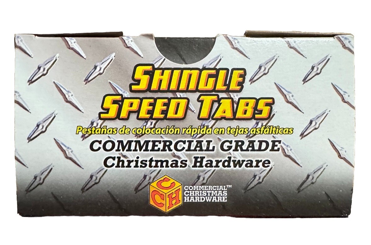Shingle Speed Tabs 50 Count Commercial Grade Christmas Hardware LED Incandescent gallery