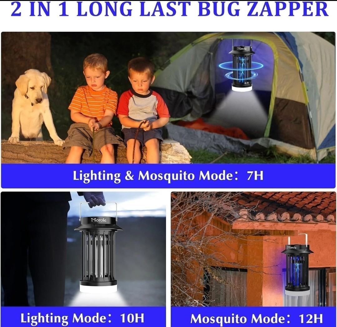 4200V Electronic Bug Zapper Mosquito Zapper for Outdoor and Indoor Waterproof gallery