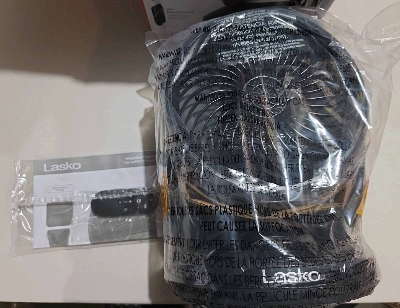 Open Box Lasko Whirlwind Heat Orbital Oscillation Ceramic Space Heater Remote gallery