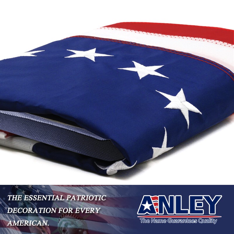 Anley EverStrong 3x5 Ft Betsy Ross American US Flag Embroidered Patriotic Banner gallery