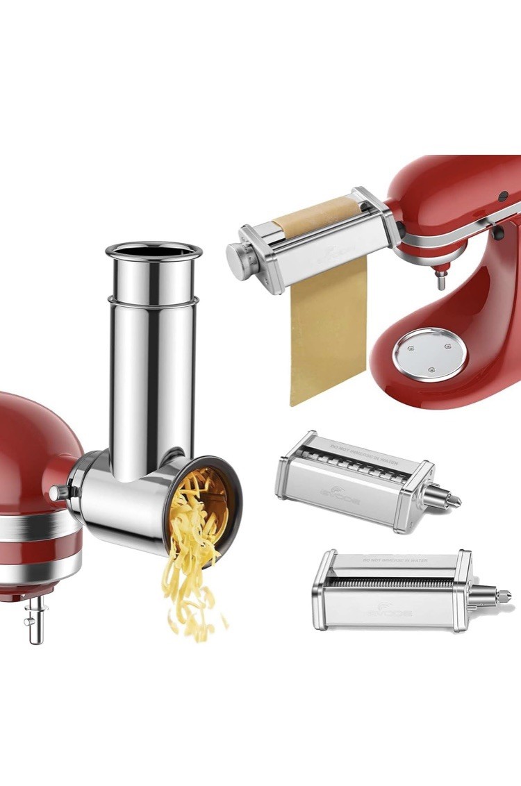 Gvode Pasta Maker & Slicer shredder Attachment for KitchenAid Stand Mixer gallery