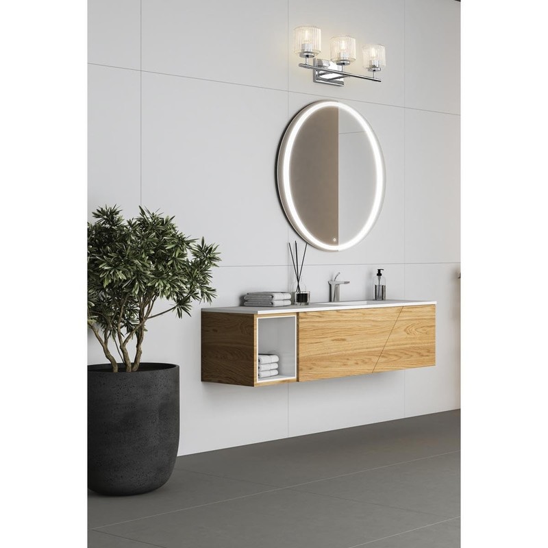 ZLite 75153VCH Landon 3 Light Bath Vanity9 Inch Tall and 24 Inch Wide gallery