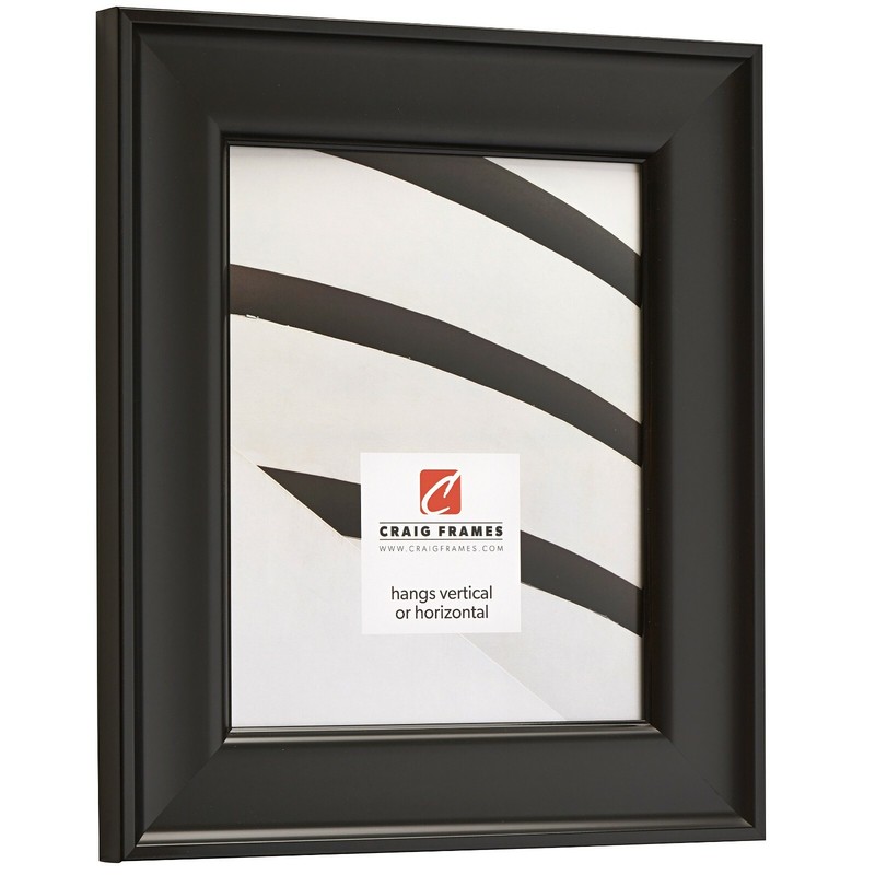 Craig Frames Resilience, 2 Inch Wide Contemporary Satin Black Picture Frame gallery