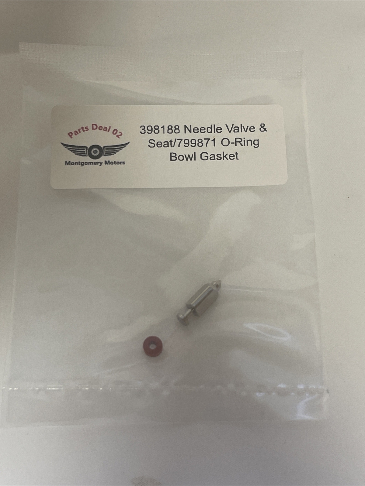 2 NEEDLE SEAT FLOAT VALVE CARBURETOR KIT FITS BRIGGS STRATTON 398188 83412 gallery