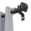 Curtain Rods for Windows 35-47 inch, 5/8 inch Matte Black 36"-47", gallery