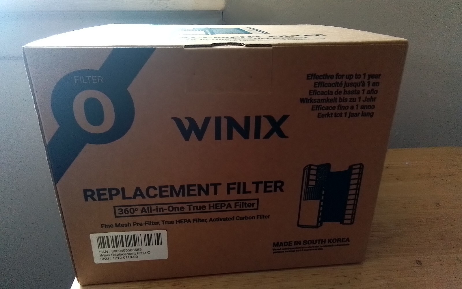Winix Replacement Filter O, 360° All-in-One True HEPA Fits Winix A231 & A230 gallery
