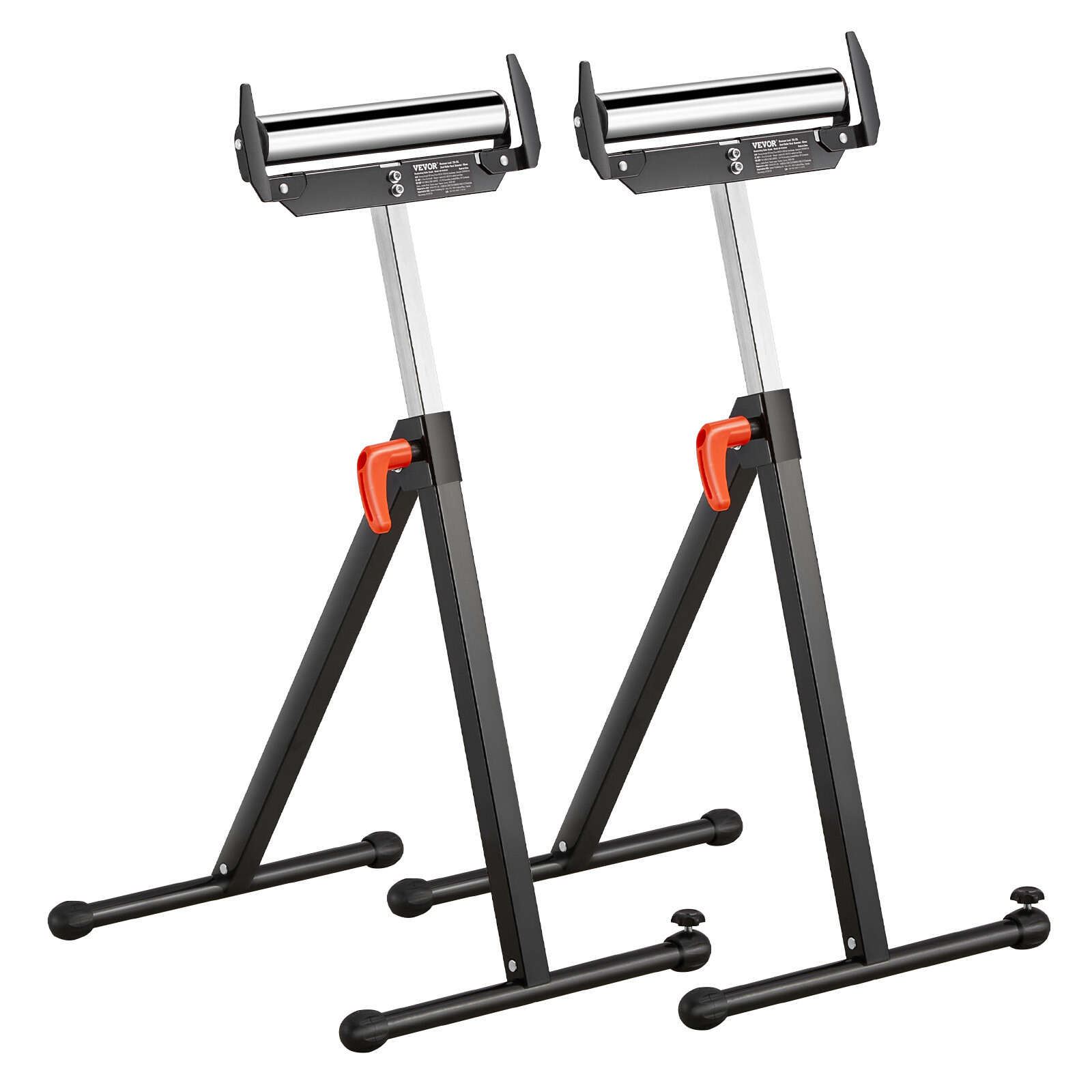2-Pack Roller Stands Max Load 250 lb Adjustable Height 27-43 in for Woodworking gallery