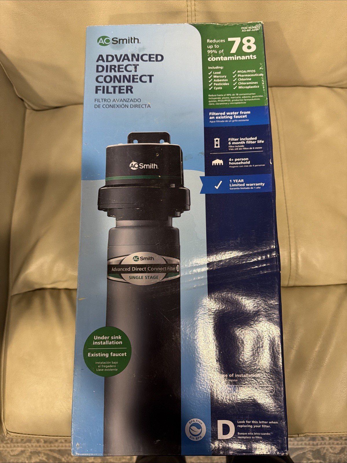 A. O. Smith 962498 Advanced Direct Connect Filters AO-MF-ADV gallery