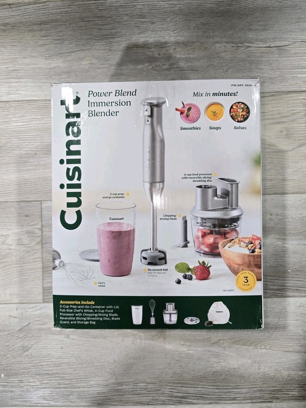 Cuisinart Power Blend Immersion Blender New Open Box gallery