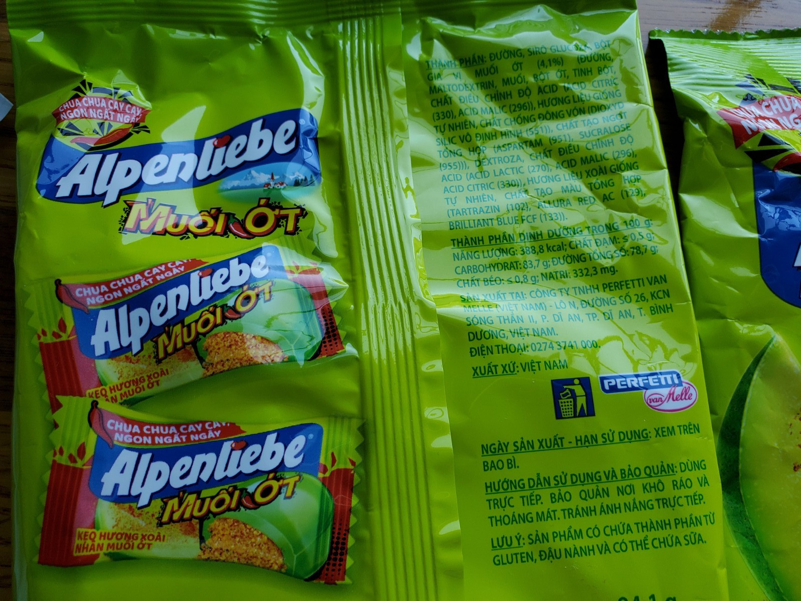 Alpenliebe Mango With Chili Salt Mixed Candy pack of 3 - 84.1 g free shipping gallery