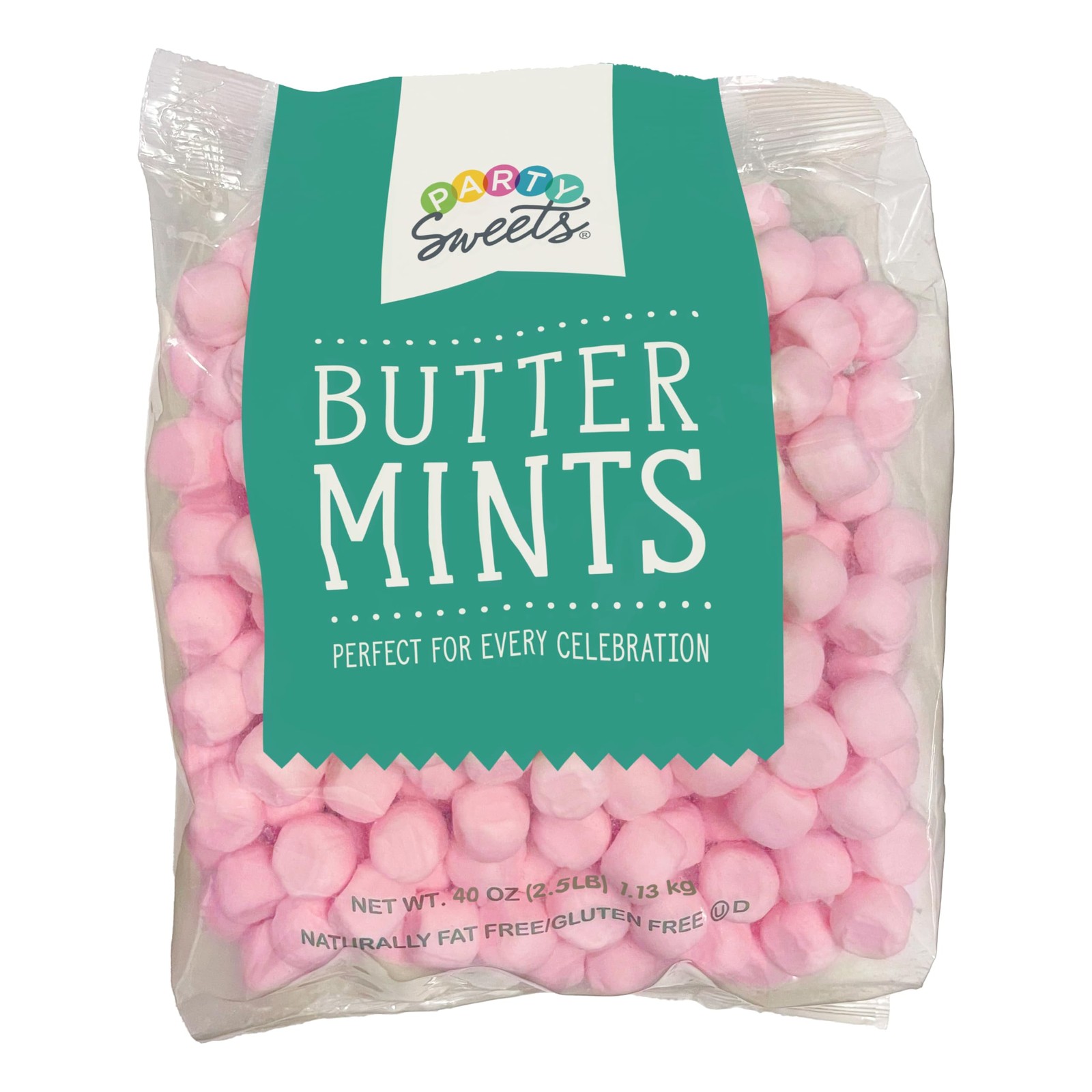 Pink Buttermints, 2.5 Pound, Appx. 350 pieces from Hospitality Mints gallery