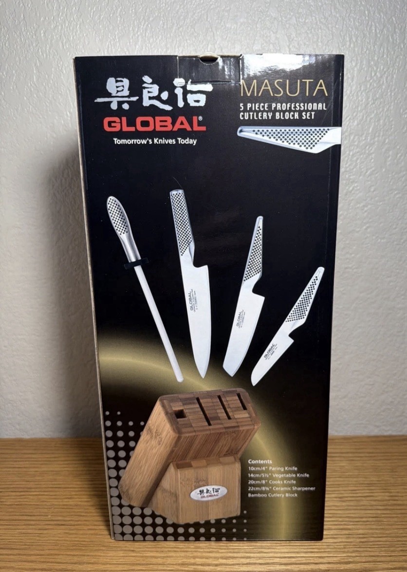 Global 5-Piece Masuta Knife Block Set New In Box gallery