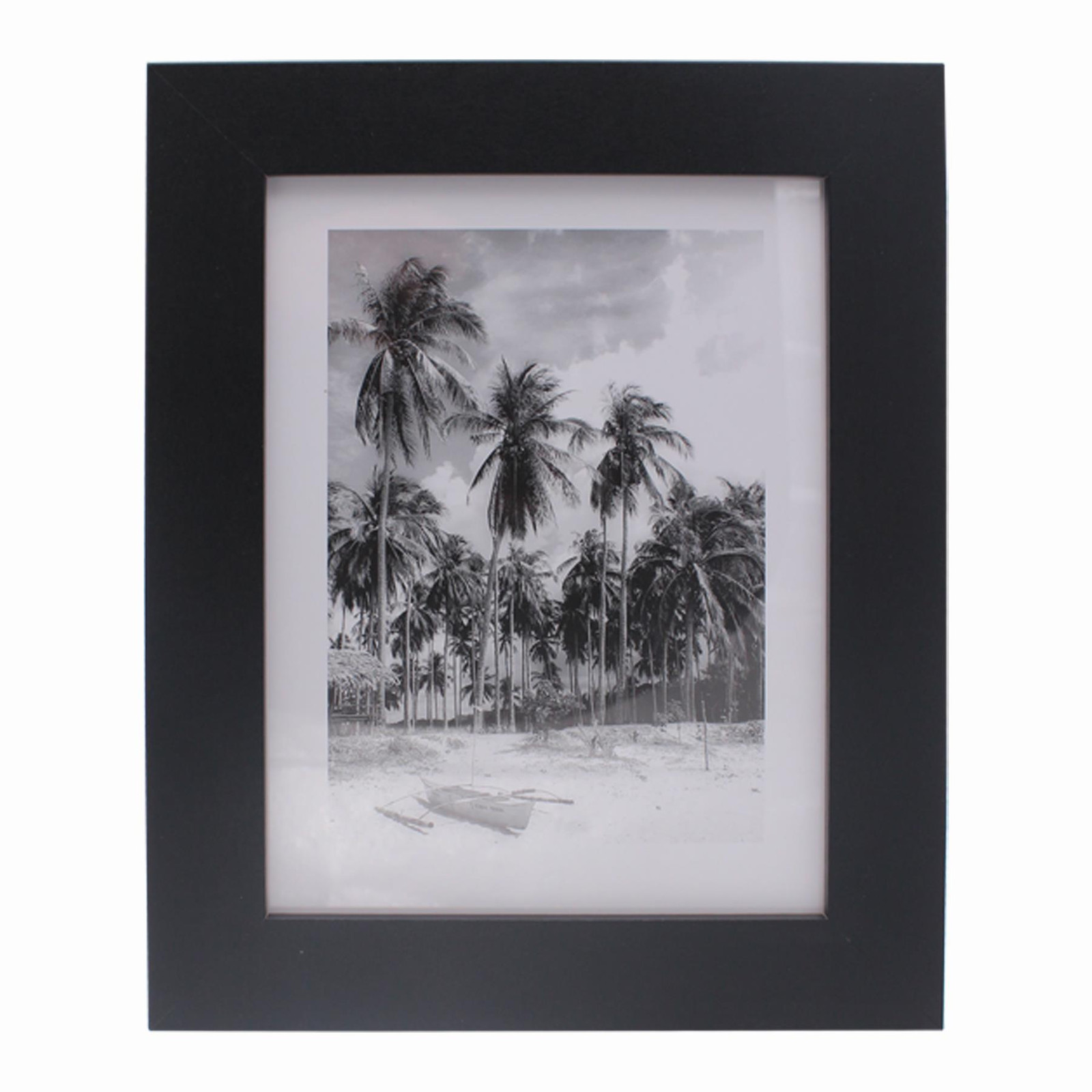 Black Photo Frame 8"x6" Portrait Landscape Picture Free Standing or Wall Hanging gallery