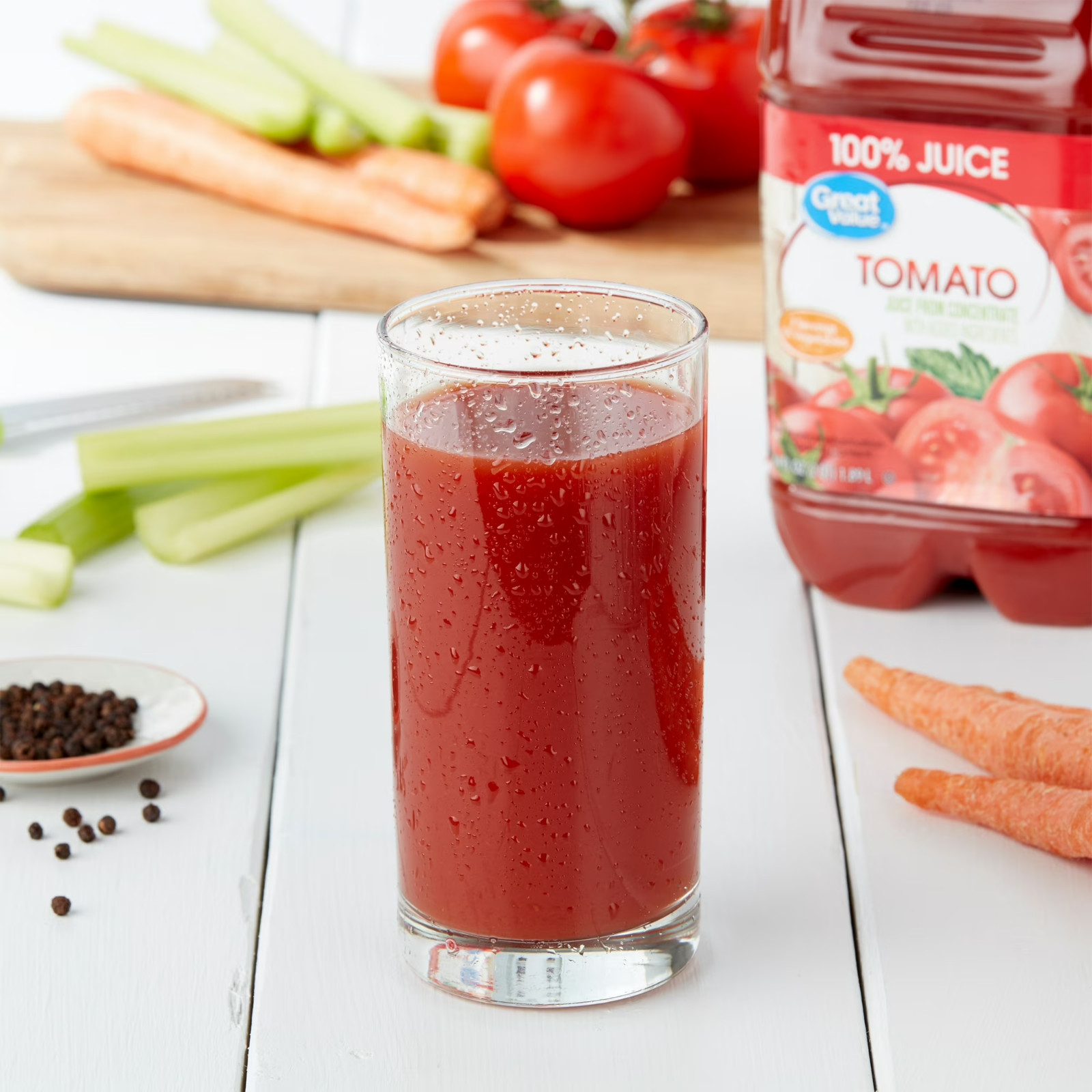 (2 pack) Great Value Tomato 100% Juice, 64 fl oz gallery