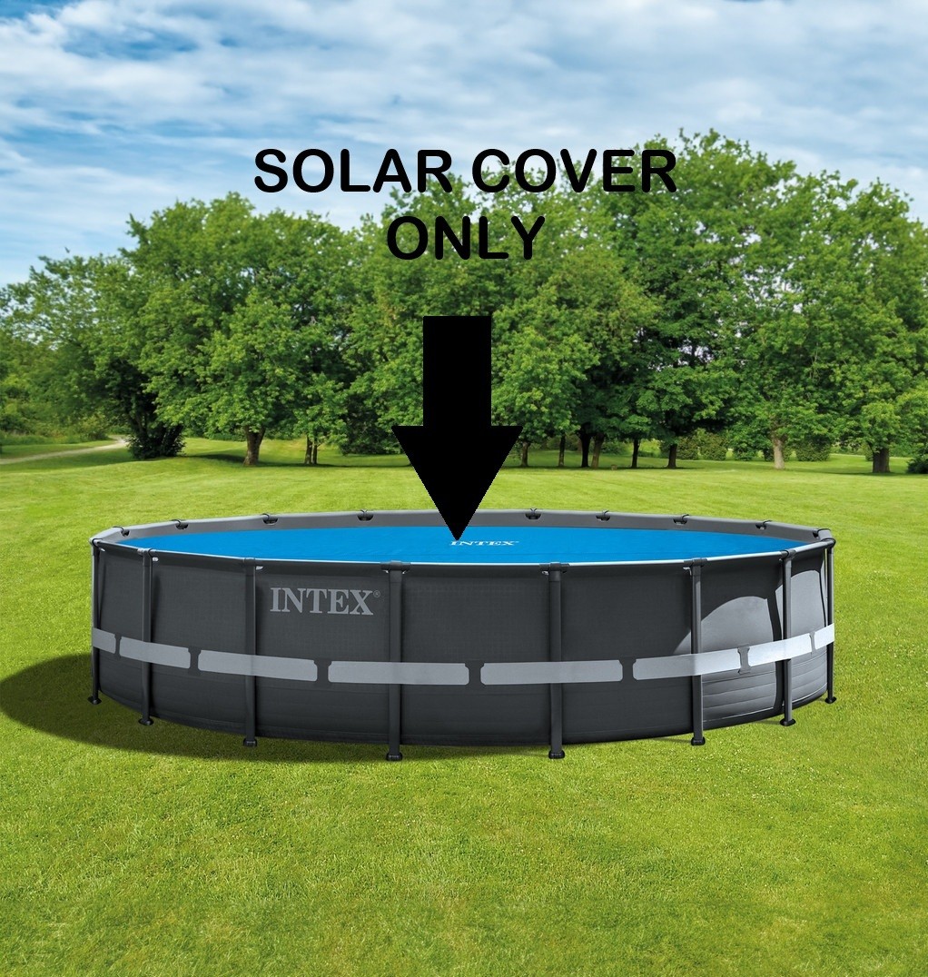 Intex 18foot Round Solar Pool Cover for Swimming Pools gallery