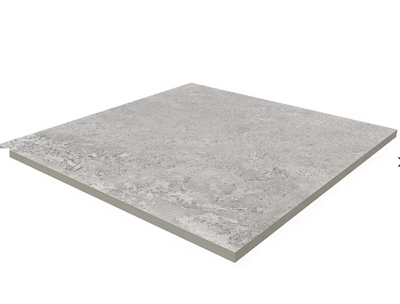Outdoor Ceramic Pool Coping Tile, Non Slip, 24” Gray Travertine NEW On Palette gallery