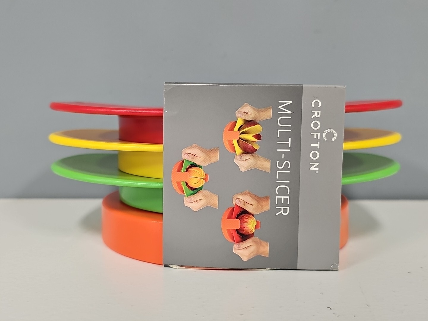 Crofton Fruit Slicer Apple, Citrus Mango Corer, Cutter, Slicer Stacking Set gallery