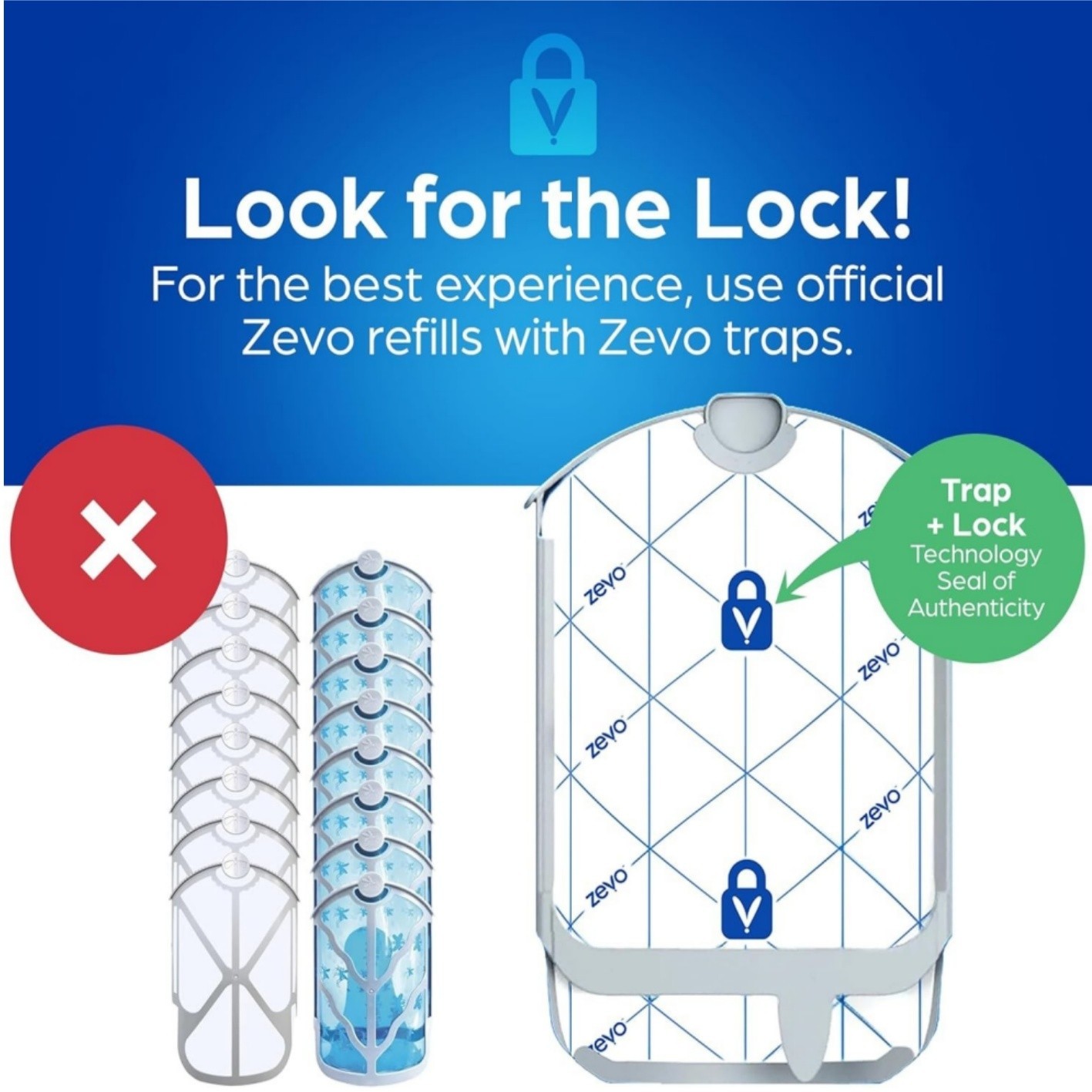 (4 Refill Cartridges) Zevo Flying Insect Trap Refill Cartridges -Easy to Use gallery