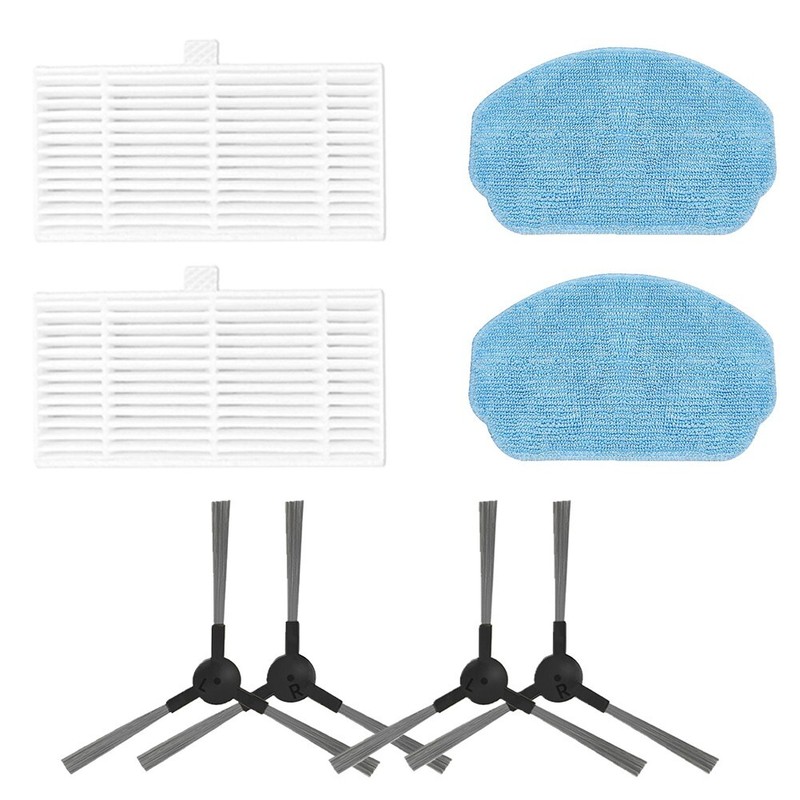 Filter Brush Mop Pads Replace For MAMNV BR150 BR151 2-In-1 Robot Vacuum Cleaner gallery