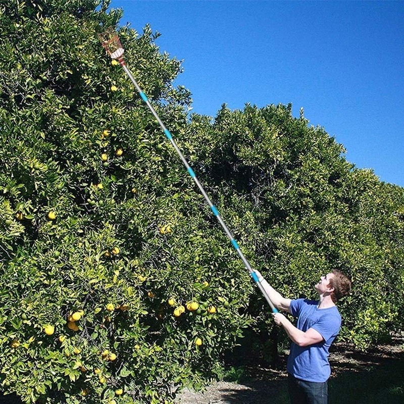 COCONUT Fruit Picker Tool, Fruit Picker with Basket and Pole Easy to Assemble gallery