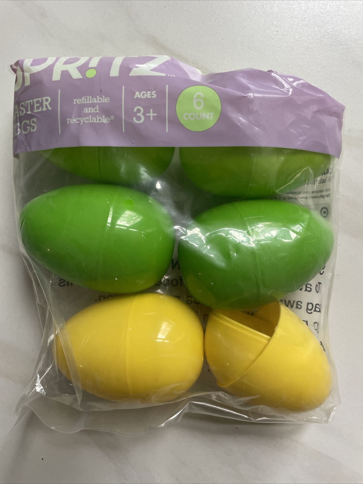 48 3" X 2 Inch Spritz Plastic Fillable Easter Eggs Multi Color New gallery