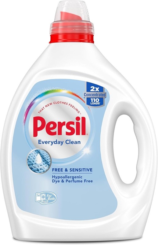 Persil Free & Sensitive Liquid Laundry Detergent, Unscented and Hypoallergenic f gallery