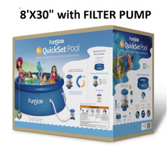 Quick Set 8′ x 30″ with Filter Pump Inflatable Pool NIB