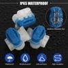 EEEKit Electrical IDC 314-BOX Pigtail 3 Wire Connector, Self-Stripping Blue gallery