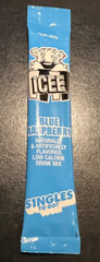 Icee Blue Raspberry Zero Sugar Free Drink Mix 100 Packets Free Shipping!