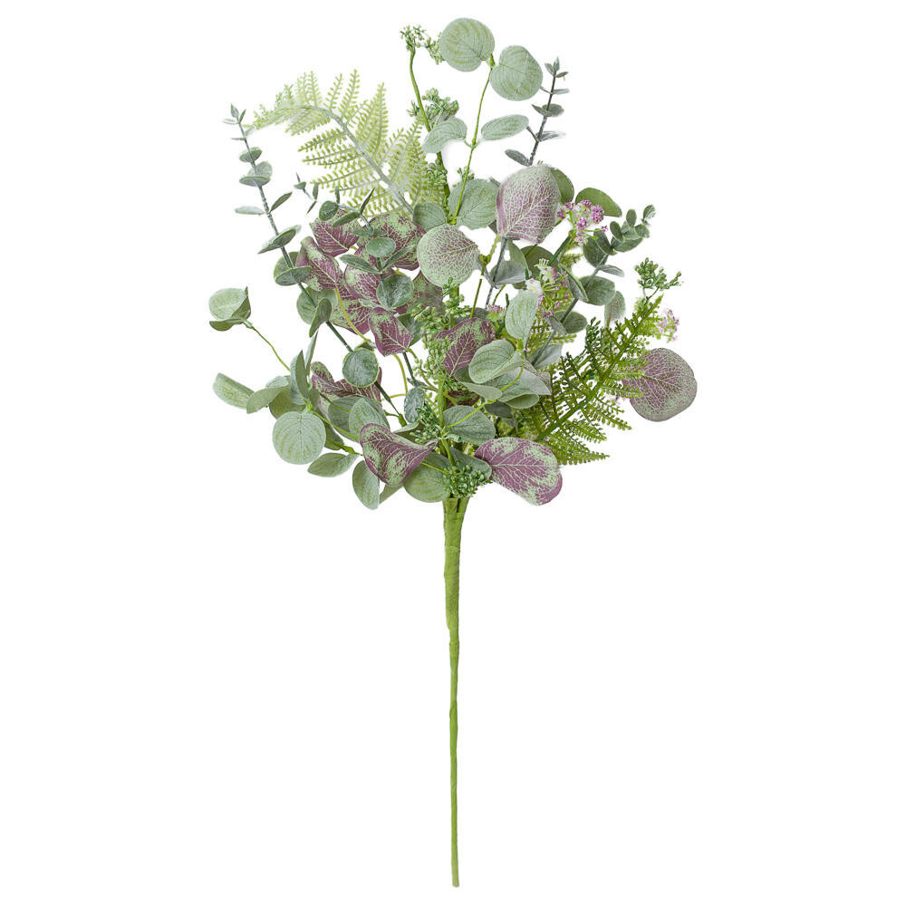 Artificial Mixed Foliage Eucalyptus and Fern 25" Spray