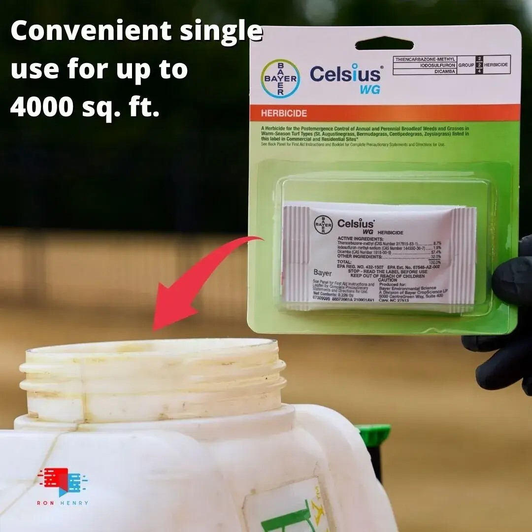 Celsius WG - Single dose 0.226 oz Easy Mix Packet - Post Emerge Weed Control gallery