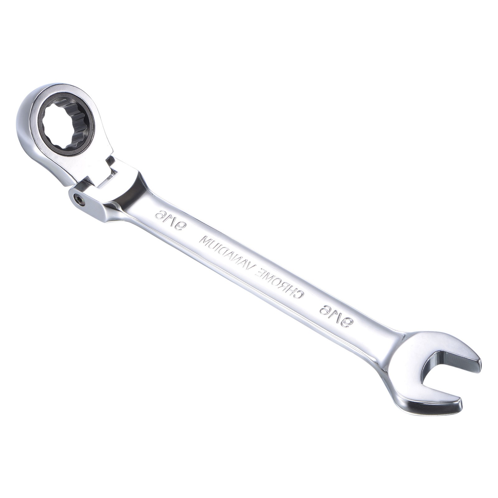 9/16 Inch Flex Head Ratcheting Combination Wrench 72 Teeth 12 Point Box Ended gallery