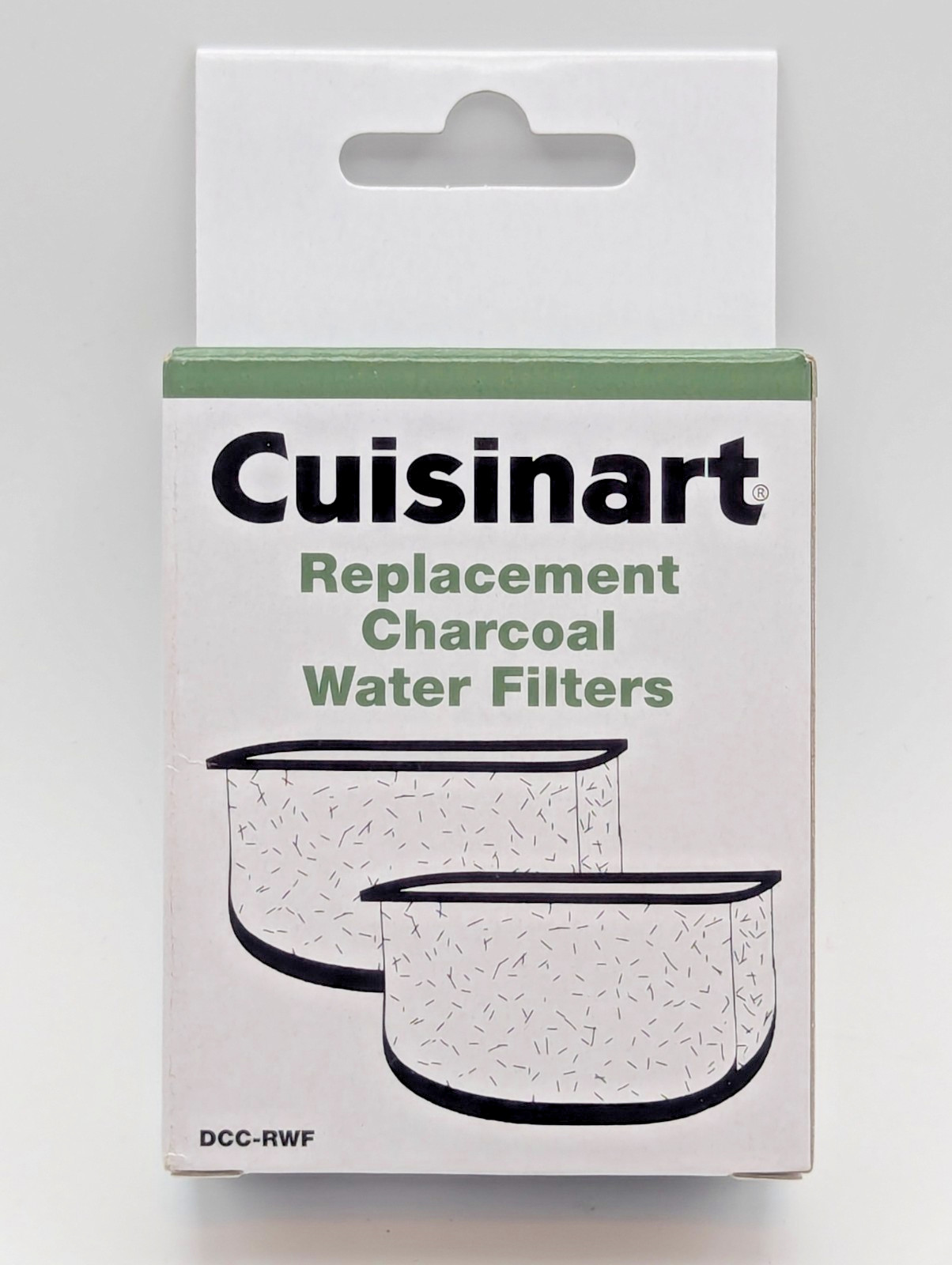 Cuisinart DCC-RWF Replacement Charcoal Water Filters 2 Pack New Sealed gallery