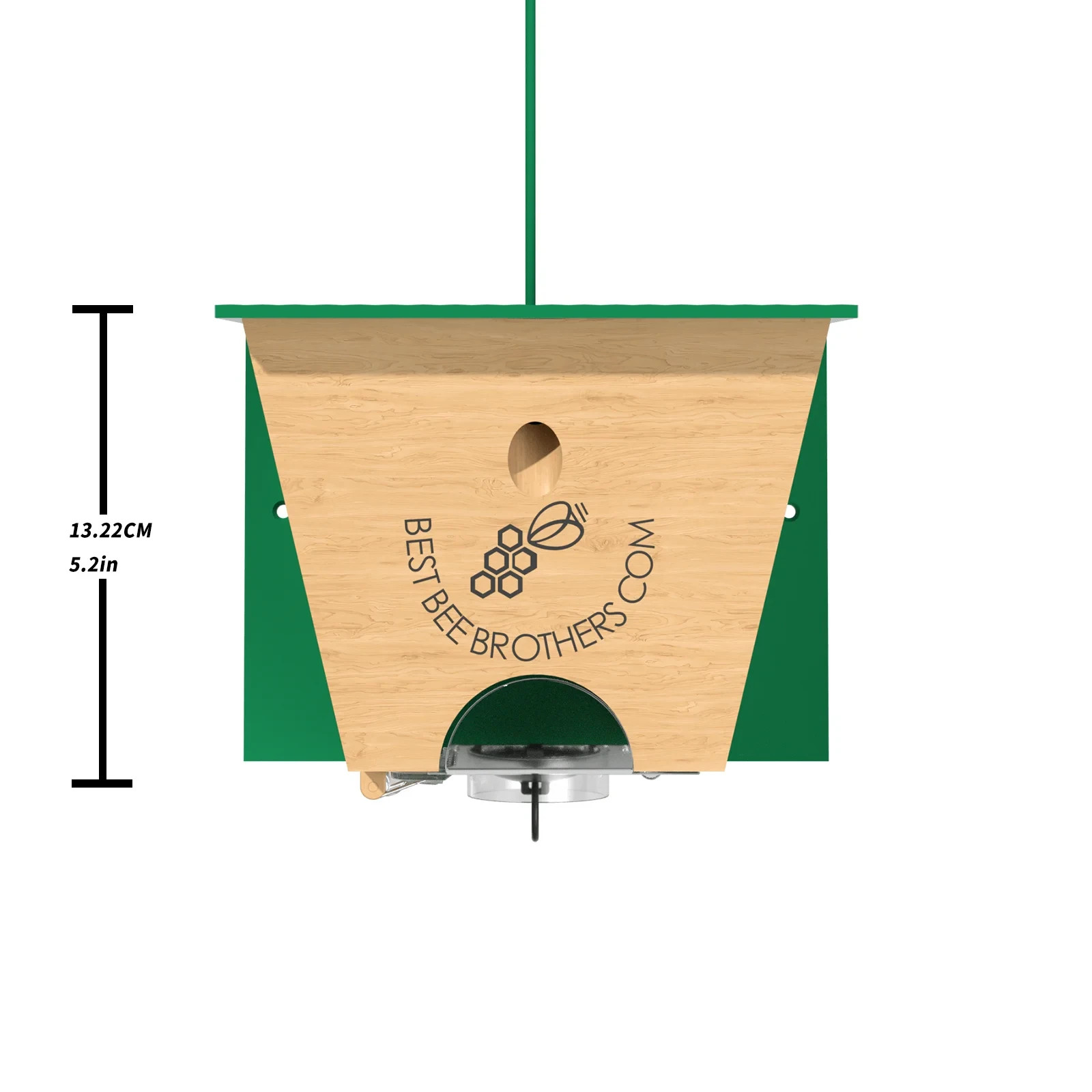 BEST BEE TRAP No Chemical Carpenter Bee Trap Wood 6x4 Turbo Trap with Bee Vault gallery