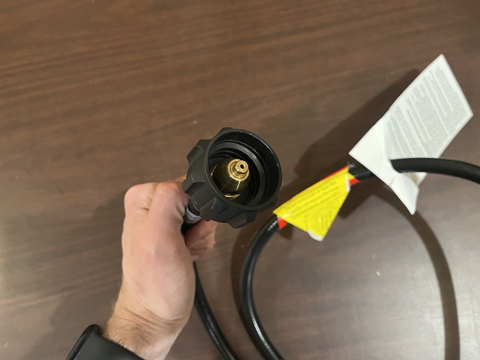 Gassaf 4 FT RV Propane Hose, Propane Pigtail Connector Hose QCC1 Connector- Acme gallery