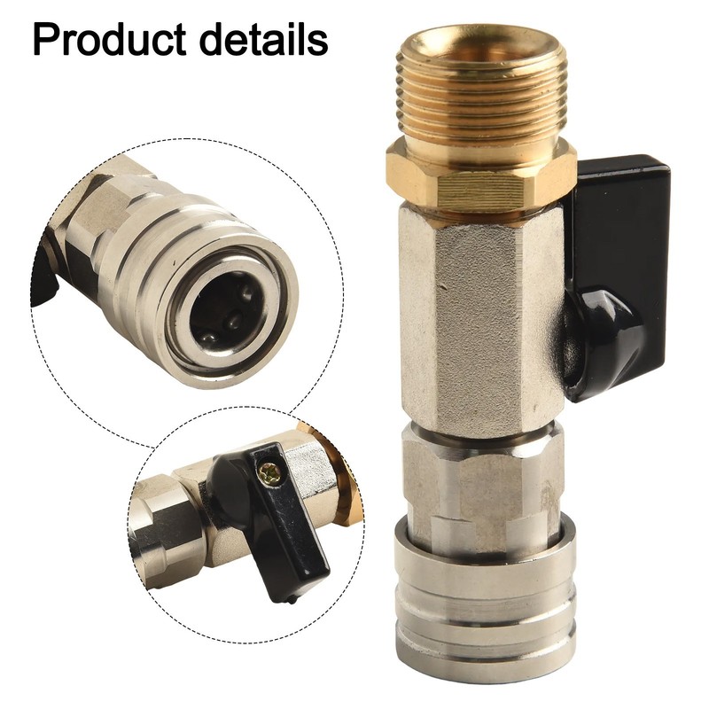 Leverage Design High Pressure Washer Ball Valve for Easy Opening and Closing gallery