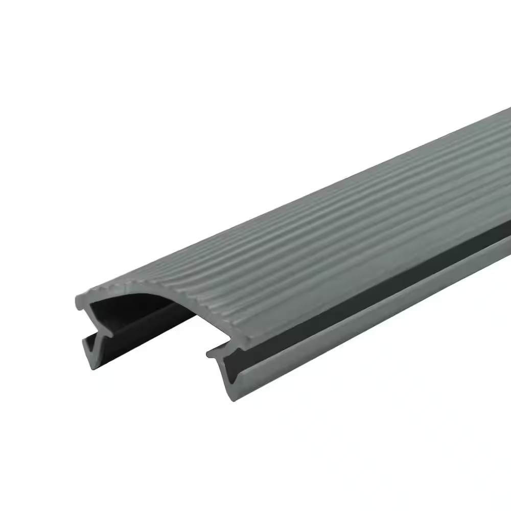 M D Vinyl Threshold Insert Door Bottom Seal Replacement Weatherstrip 72 in Gray gallery