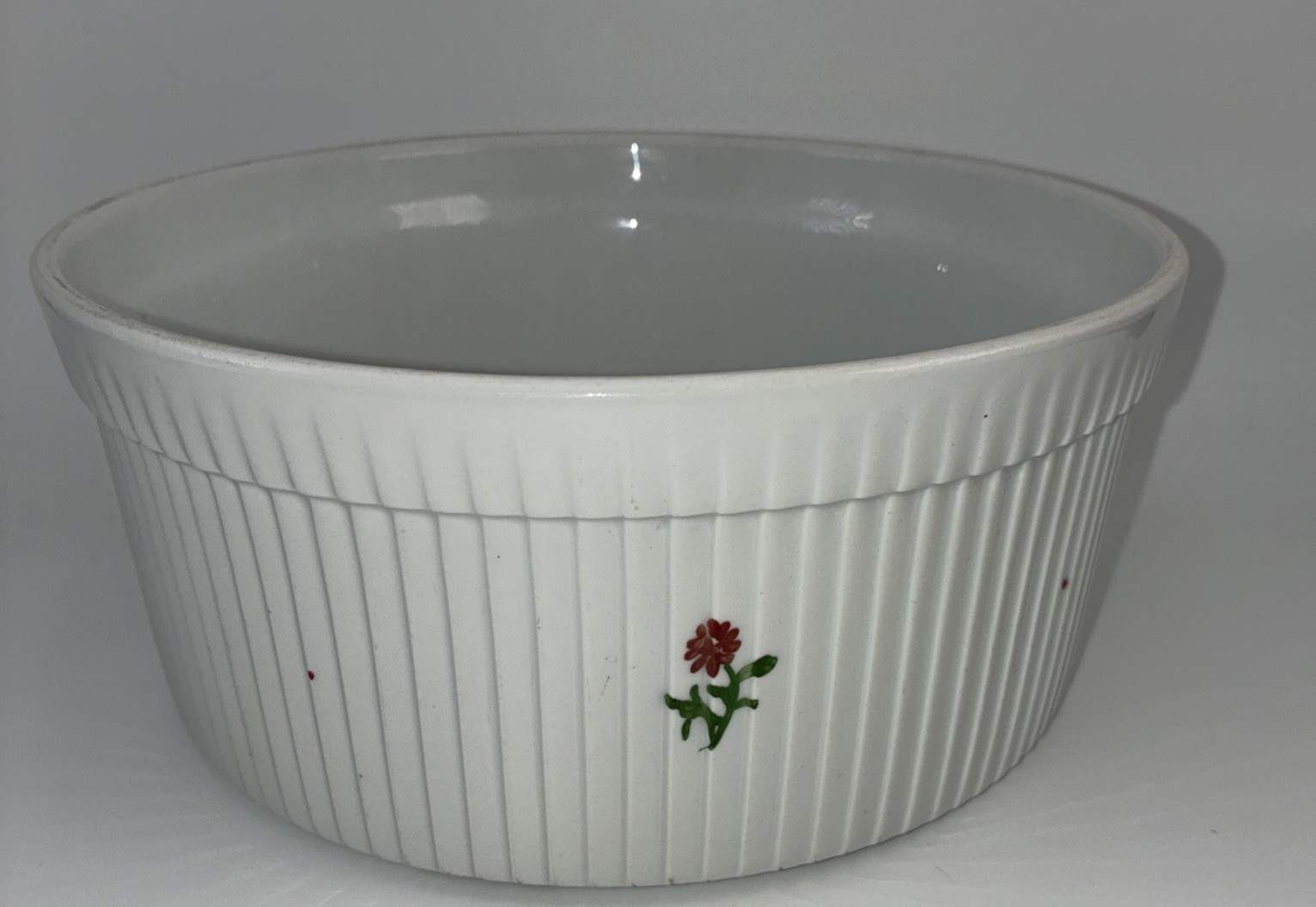C. Steele Collection For Porcelaine De Chine Hand Painted Rose Dot Bowl 8” gallery