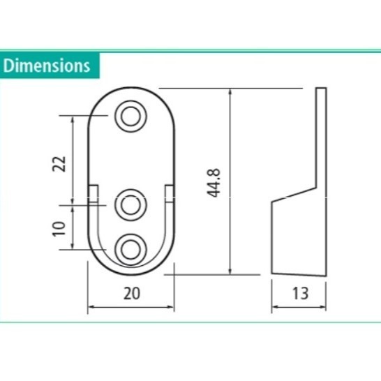 2 Pack Premium Oval Wardrobe Closet Rod Chrome with Closet Rod Brackets gallery